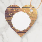 メリークリスマススノーフレーク素朴ウッド フェイバータグ (裏面)