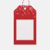 メリークリスマススノーフレーク ギフトタグ (裏面)