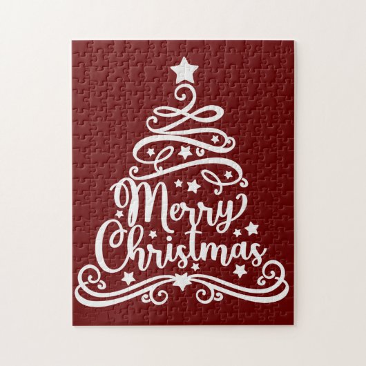 メリークリスマススノーフレーク、新年おめでとう ジグソーパズル (縦)