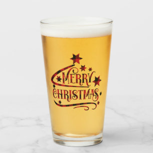 メリークリスマススノーフレーク、新年おめでとう タンブラーグラス