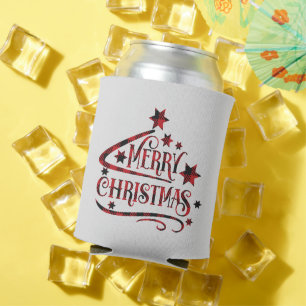 メリークリスマススノーフレーク、新年おめでとう 缶クーラー