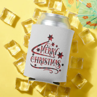 メリークリスマススノーフレーク、新年おめでとう 缶クーラー