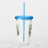 メリークリスマススノーペンギン アクリルタンブラー (右)