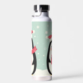 メリークリスマススノーペンギン ウォーターボトル (右面)