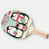 メリークリスマススノーペンギン 卓球ラケット (横)