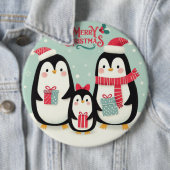メリークリスマススノーペンギン 缶バッジ (インサイチュ)