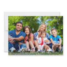 メリークリスマススノーホリデーカード