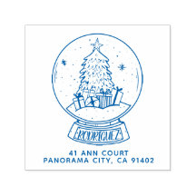 メリークリスマススノーボールツリー差出人住所