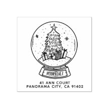 メリークリスマススノーボールツリー差出人住所