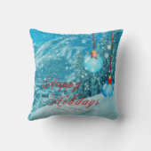 メリークリスマススノーマウンテンヴィレッジ クッション (裏面)