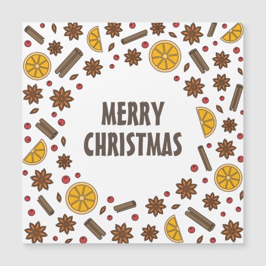 メリークリスマススパイスcinnamon star anise (正面)