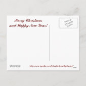 メリークリスマススパロー! シーズンポストカード (裏面)