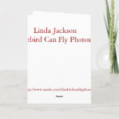 メリークリスマススパロー！聖なる書物、 経典 シーズンカード (裏面)