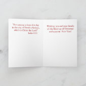 メリークリスマススパロー！聖なる書物、 経典 シーズンカード (内部)