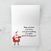 メリークリスマススペシャル*1歳*カード カード (内部)