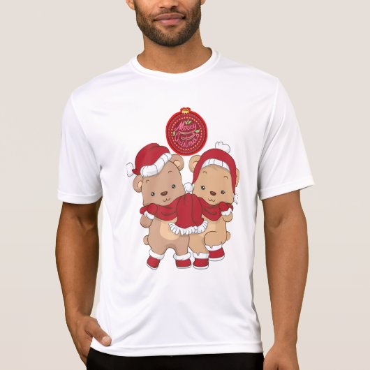 メリークリスマススポーツテックのライバルTシャツ Tシャツ (正面)