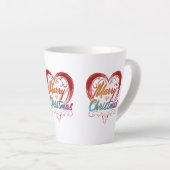 メリークリスマススモールラテマグカップ12オズ カフェラテマグ (右アングル)