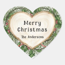 メリークリスマススライスウッドハートリースカスタム