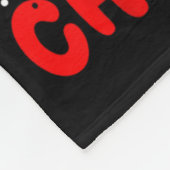 メリークリスマススリーサンタ小妖精や小人トナカイフランスのブ フリースブランケット (角)