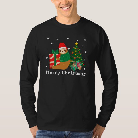 メリークリスマススロスクリスマスTシャツ Tシャツ (正面)