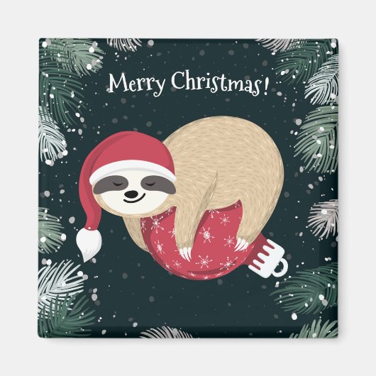 メリークリスマススロットオーナメント マグネット (正面)