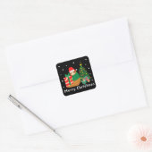 メリークリスマススロークリスマス スクエアシール (封筒)