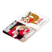 メリークリスマススロースパーソナライズされた写真 マグネット (左側)