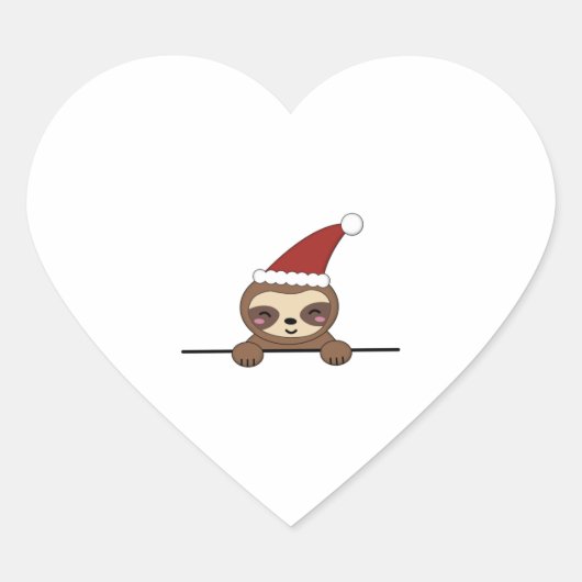 メリークリスマススロース ハートシール (正面)