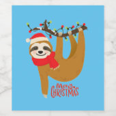 メリークリスマススロース ワインラベル (シングルラベル)