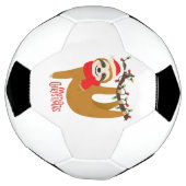 メリークリスマススロース |休日 サッカーボール (回転)