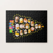 メリークリスマスズギニアピグクリスマスツリーライト ジグソーパズル (横)