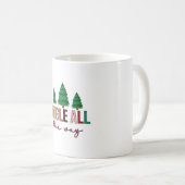 メリークリスマスズジンルオールザウェイ コーヒーマグカップ (正面右)