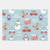 メリークリスマスセット ラッピングペーパーシート (正面3)