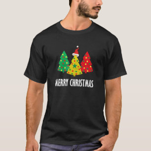 メリークリスマスセネガルツリーカラーズ国旗 Tシャツ
