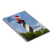 メリークリスマスセントオーガスティンフロリダライトハウス ノートブック (右側)