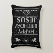 メリークリスマスセーターキリスト教信者 アクセントクッション (裏面(縦))