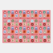 メリークリスマスセーター ラッピングペーパーシート (正面3)