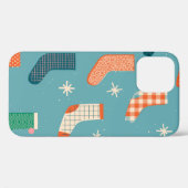 メリークリスマスソックスの柄イラストレーション。 Case-Mate iPhoneケース (裏面 (横))