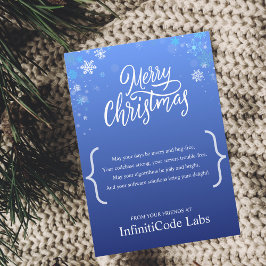 メリークリスマスソフトウェア開発会社 シーズンカード