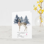 メリークリスマスソン カード (黄色い花)