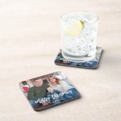 メリークリスマスタイポグラフィとフォトホリデー コースター (右側)