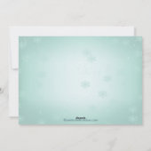 メリークリスマスタイポグラフィホリデーフォトカード シーズンカード (裏面)