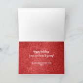 メリークリスマスタイポグラフィ折り シーズンカード (内部)