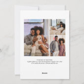 メリークリスマスタイポグラフィ17写真 シーズンカード (裏面)