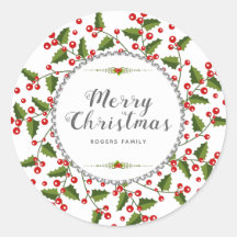 メリークリスマスタイポグラフィ&クリスマスリース