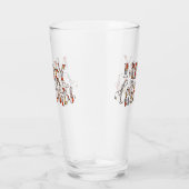 メリークリスマスタイポグラフィ タンブラーグラス (右)