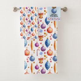 メリークリスマスタオオルセット バスタオルセット