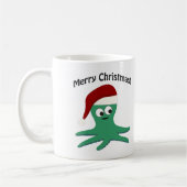 メリークリスマスタコ コーヒーマグカップ (左)
