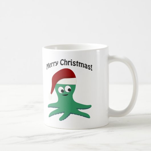 メリークリスマスタコ コーヒーマグカップ (右)