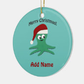 メリークリスマスタコ セラミックオーナメント (左)